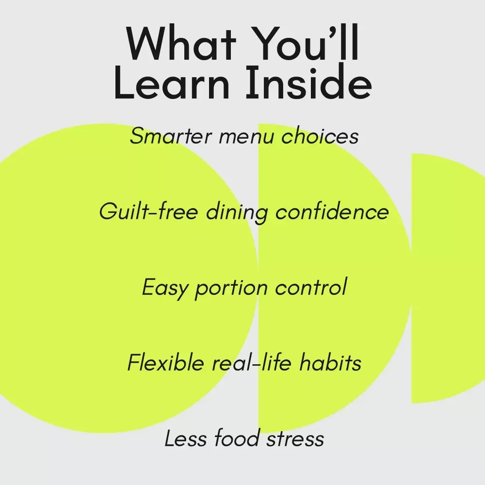 Eat Well Anywhere Even When Life Gets Busy – Practical Guide for How to Eat Healthy While Eating Out, Smart Menu Choices, Portion Control & Guilt-Free Dining