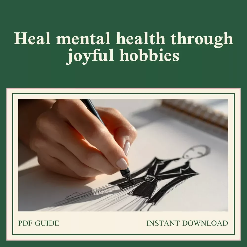 Rediscover the Joy of Hobbies and Heal Your Mind | Digital Guide on the Importance of Hobbies for Mental Health | Self-Discovery, Mindfulness & Emotional Wellness Download