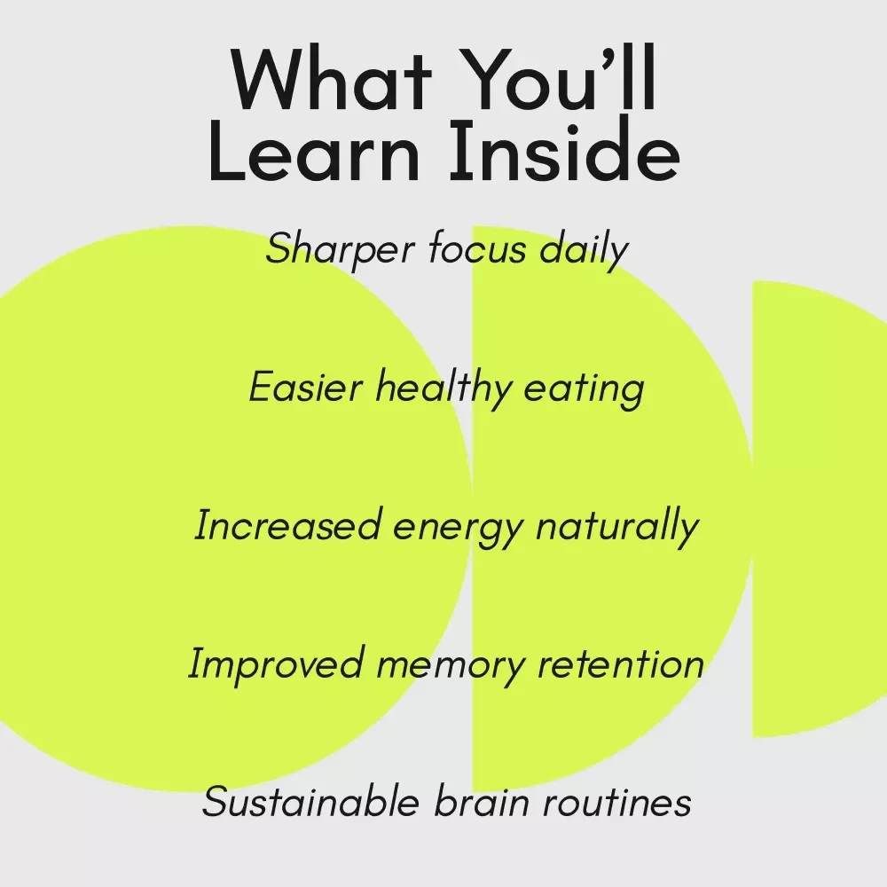 Think Brighter, Live Smarter – The Everyday Guide to Feeding Your Brain Right | Nutrition for Brain Health, Brain-Boosting Diet & Lifestyle Guide
