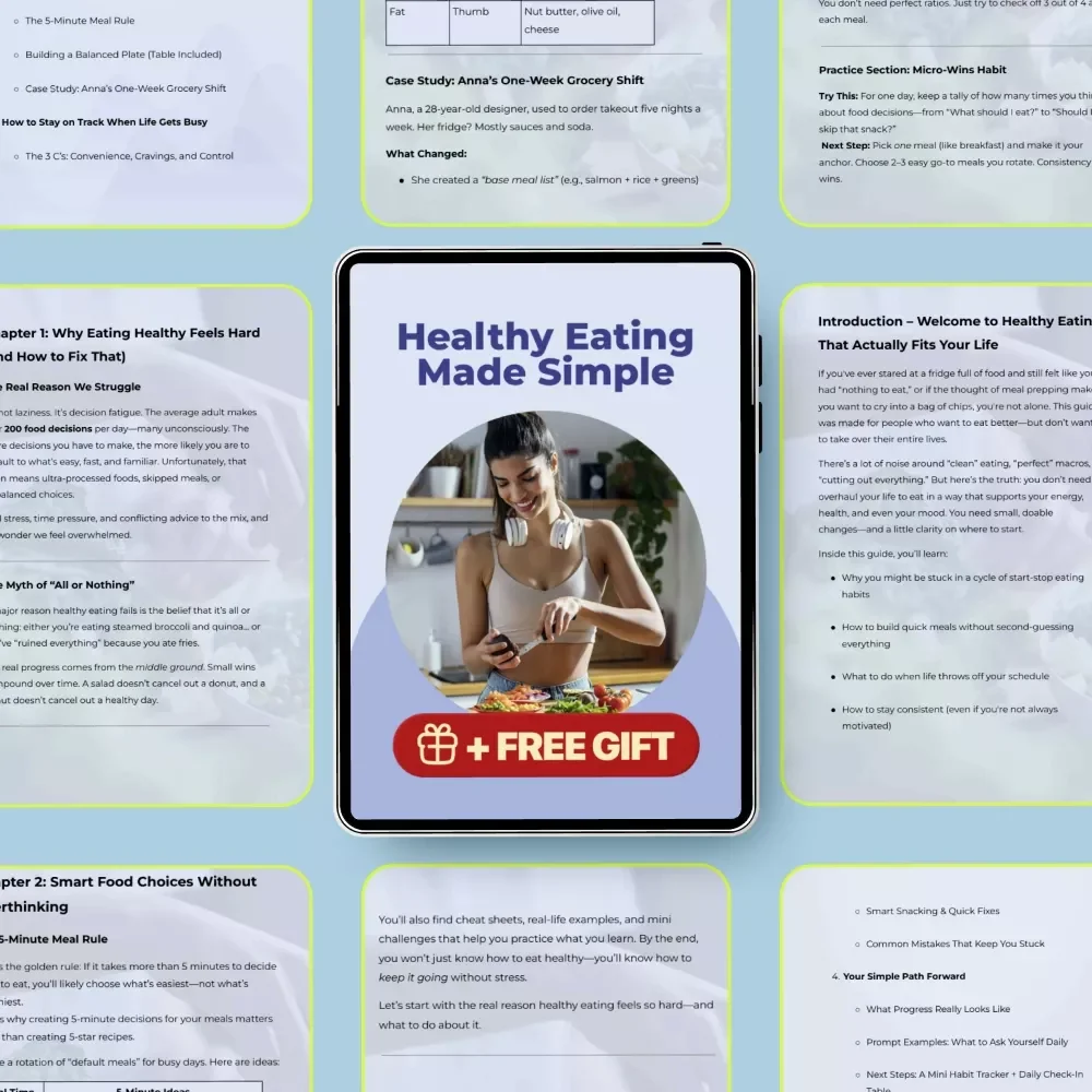 Healthy Eating Made Simple: The Ultimate Guide to How to Eat Healthy Easily