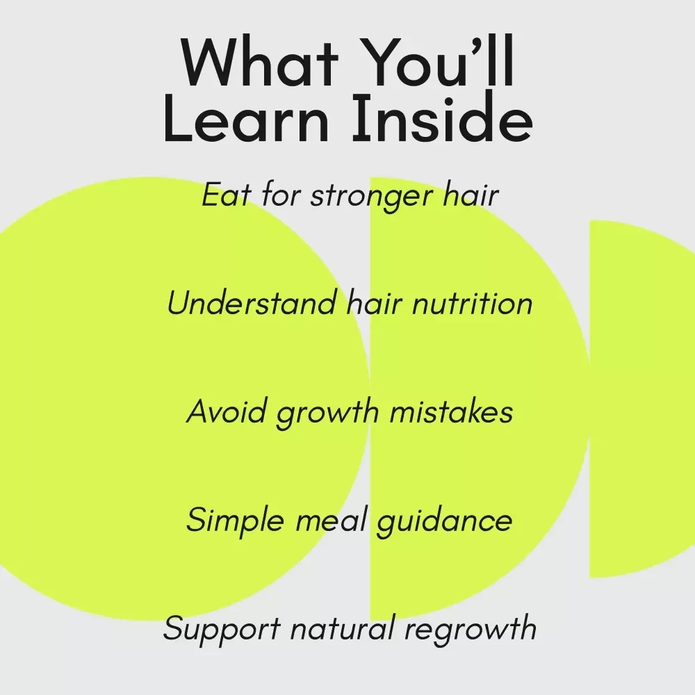 The Ultimate Guide to Foods That Boost Hair Growth Naturally | Ebook on foods that help with hair growth, Nutrition-Based Hair Care, Healthy Hair Diet Guide