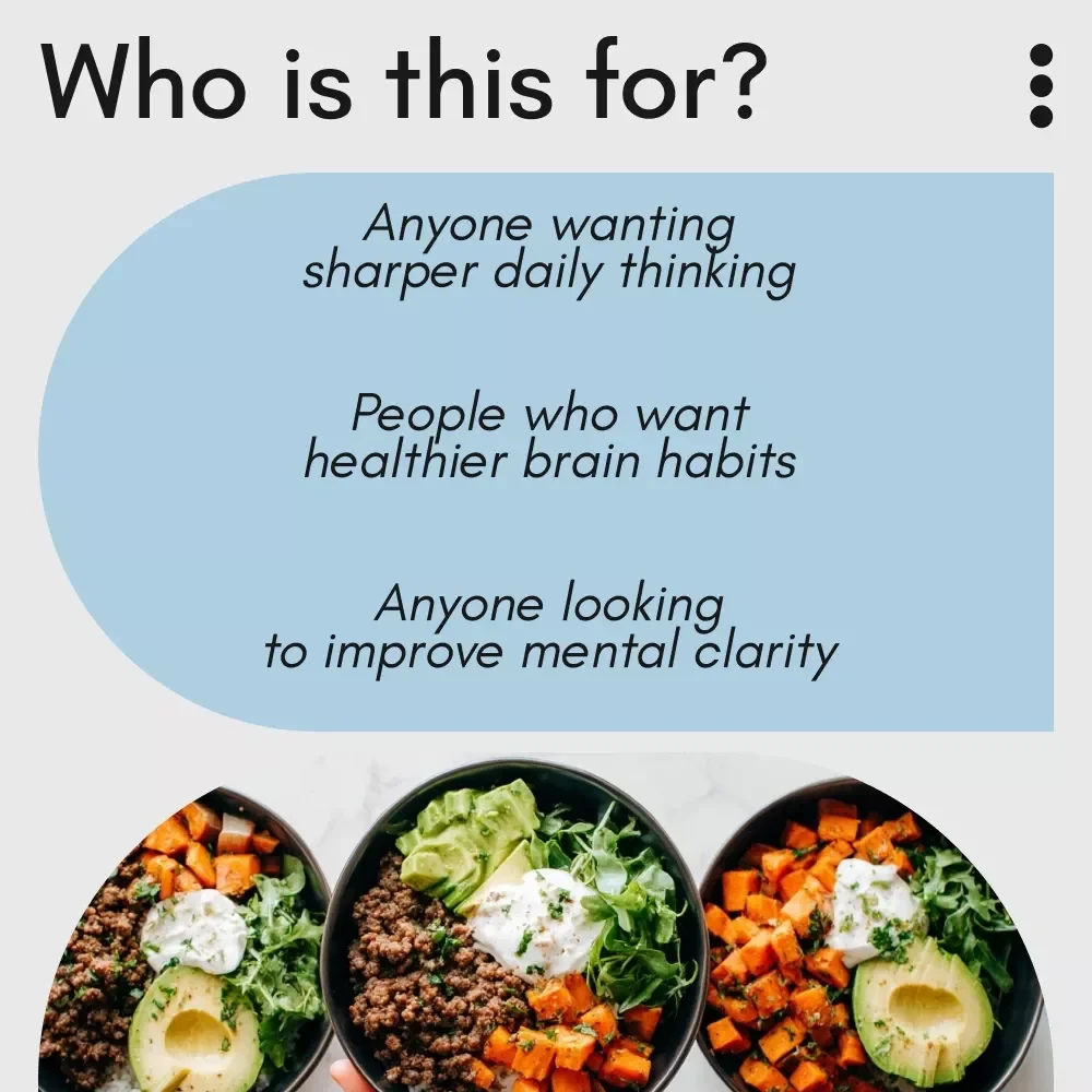Smart Eating, Sharp Thinking: How to Fuel Your Brain Daily – Nutrition for Brain Health eBook, Guide to Cognitive Function, Brain-Boosting Foods & Meal Planning