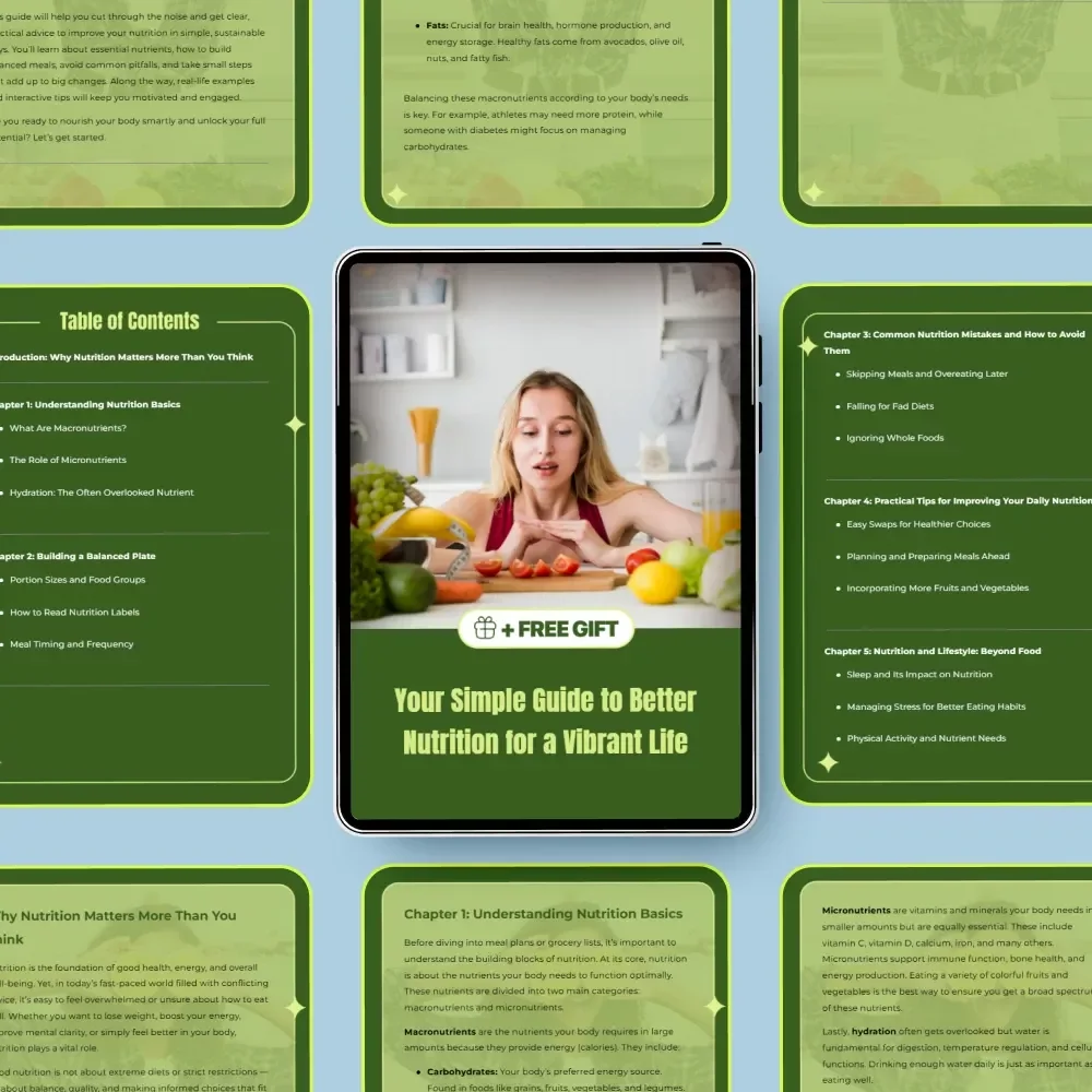 Your Simple Guide to Better Nutrition for a Vibrant Life: How to Get Better Nutrition for Your Health