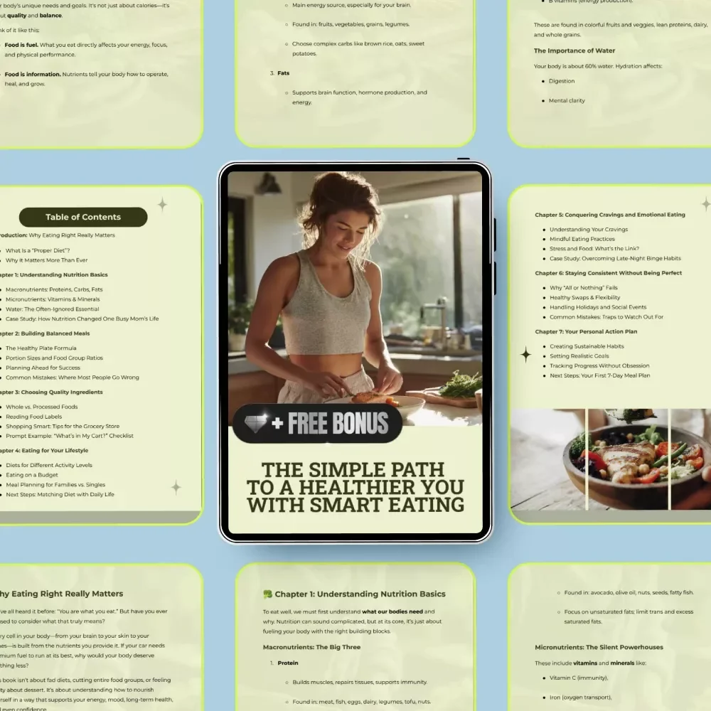 The Simple Path to a Healthier You with Smart Eating: A Practical Guide to Proper Diet & Nutrition