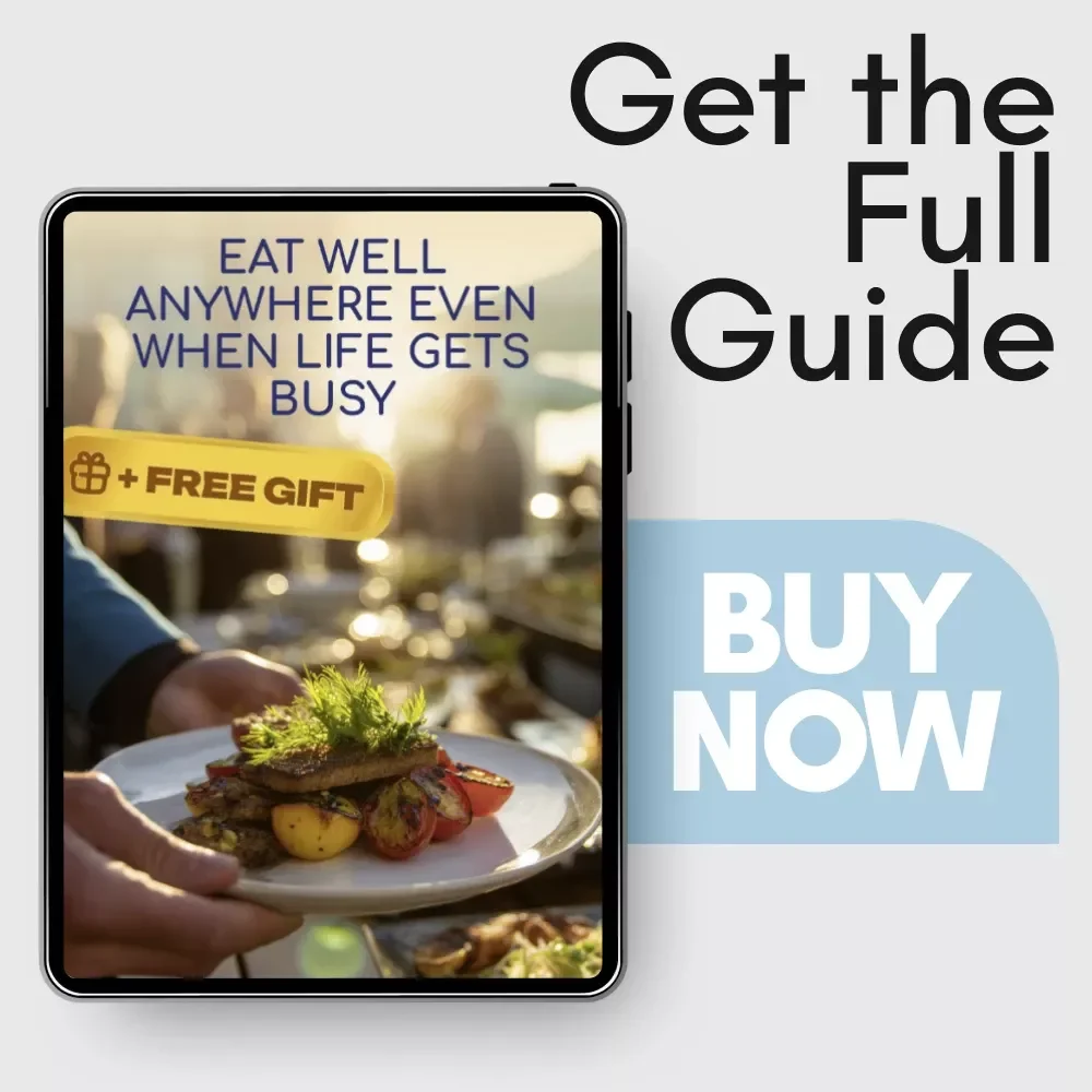 Eat Well Anywhere Even When Life Gets Busy – Practical Guide for How to Eat Healthy While Eating Out, Smart Menu Choices, Portion Control & Guilt-Free Dining