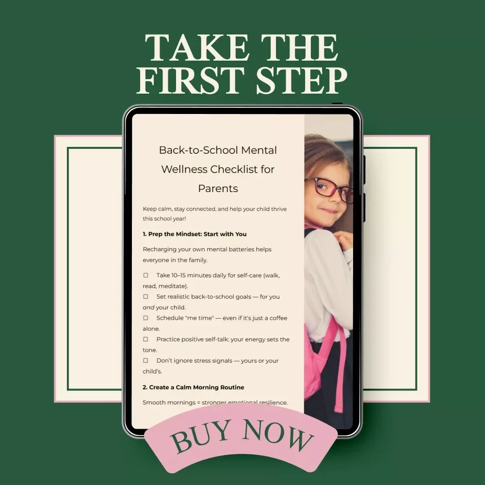 Back-to-School Mental Wellness Checklist for Parents - Practical Tips to Support Your Child's Emotional Health