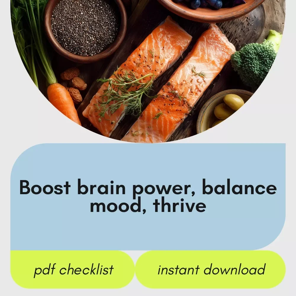 Mental Health Diet Checklist: A Simple Guide to Improving Your Mind and Mood