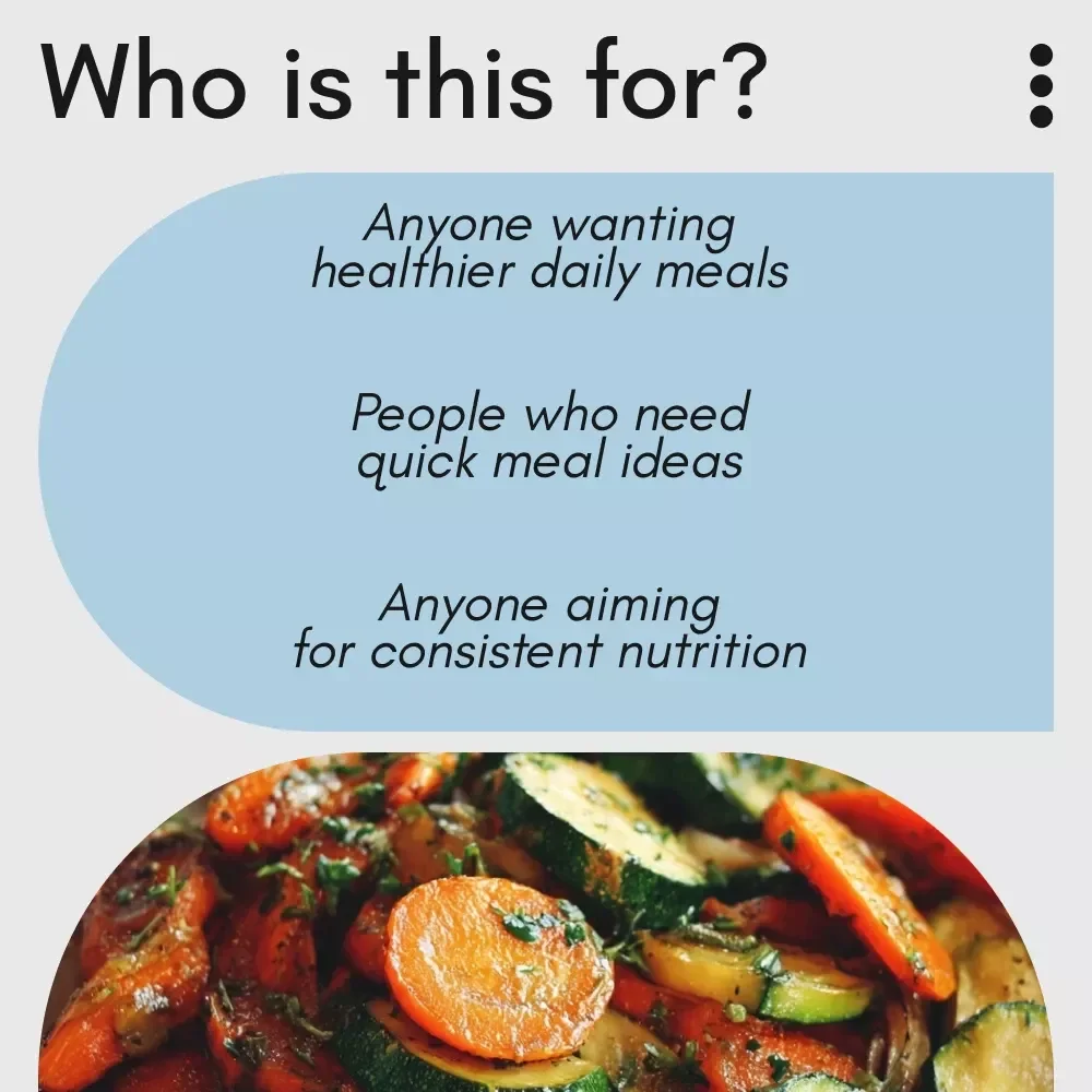 The Nourish Your Body Checklist – Simple Nutritious Meals Guide, eBook, and Daily Food Planner