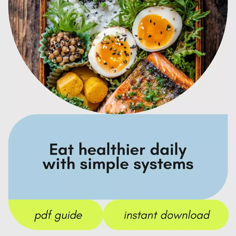 A Practical Guide to Eating Healthier Every Day | Simple How to Eat Healthier at Home Ebook for Busy People