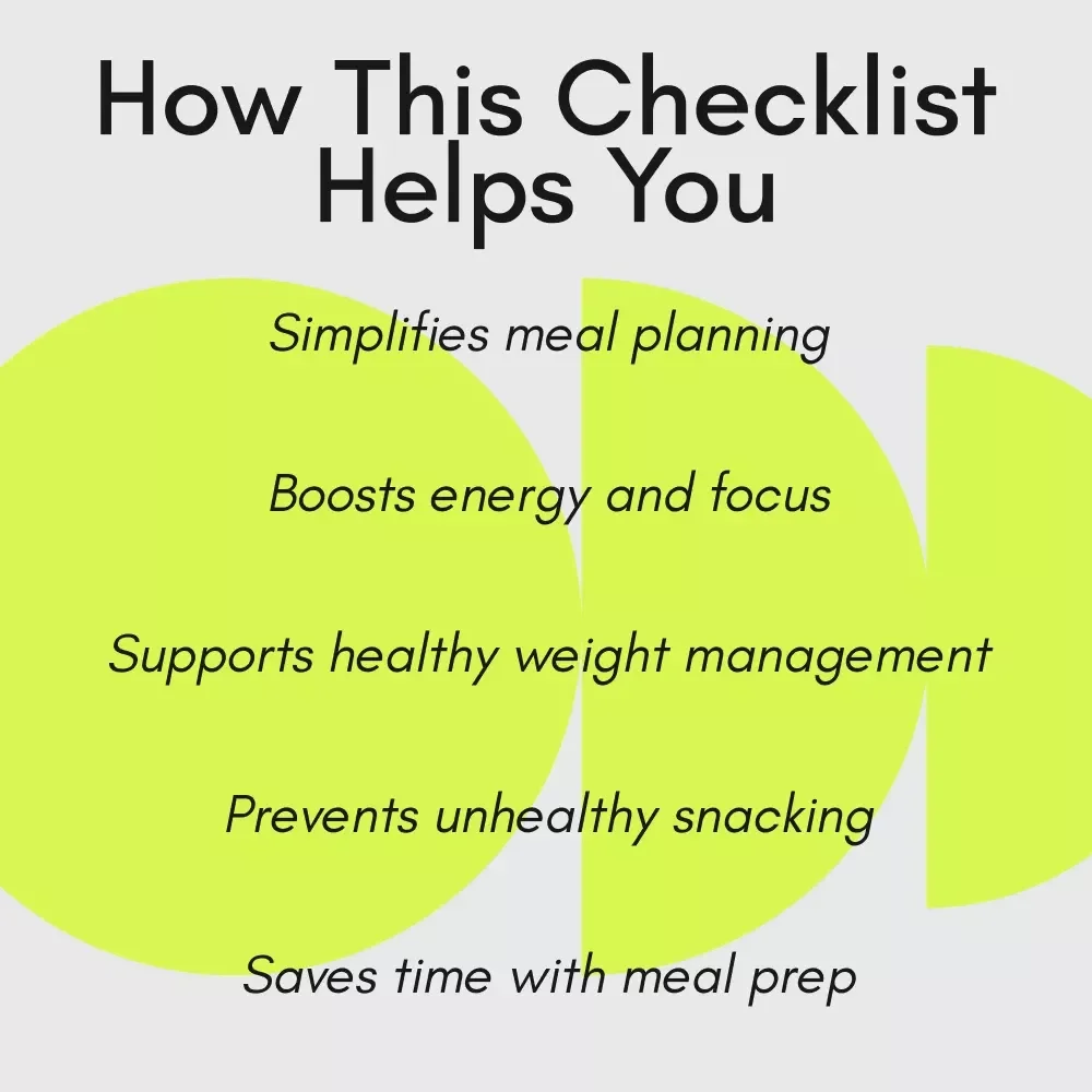 Your Lunch Power-Up Checklist: The Best Diet Lunch Guide for Energy & Health