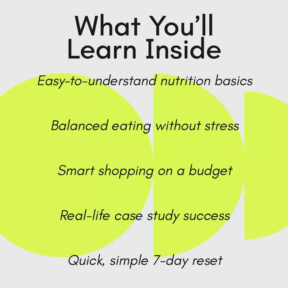 A Real-World Guide to Better Nutrition: Easy Strategies for Balanced Eating