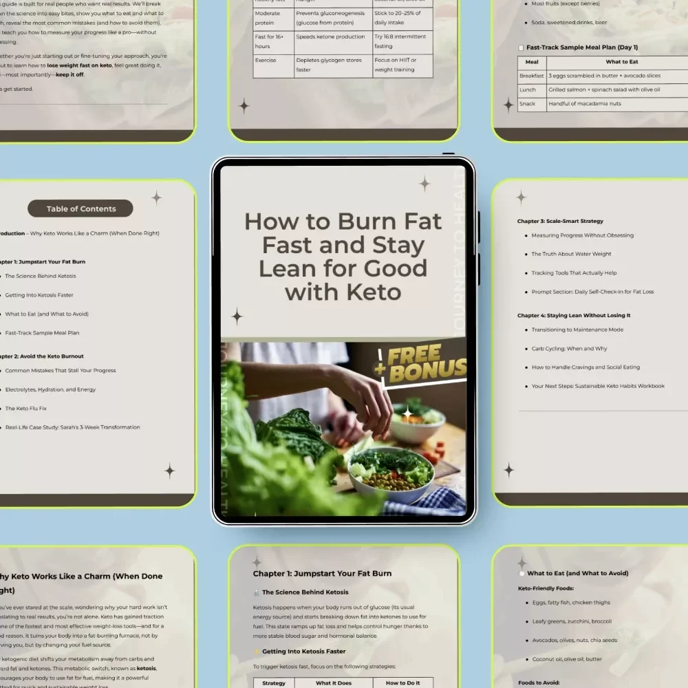 How to Burn Fat Fast and Stay Lean for Good with Keto – A Step-by-Step Guide to Fast Weight Loss on Keto