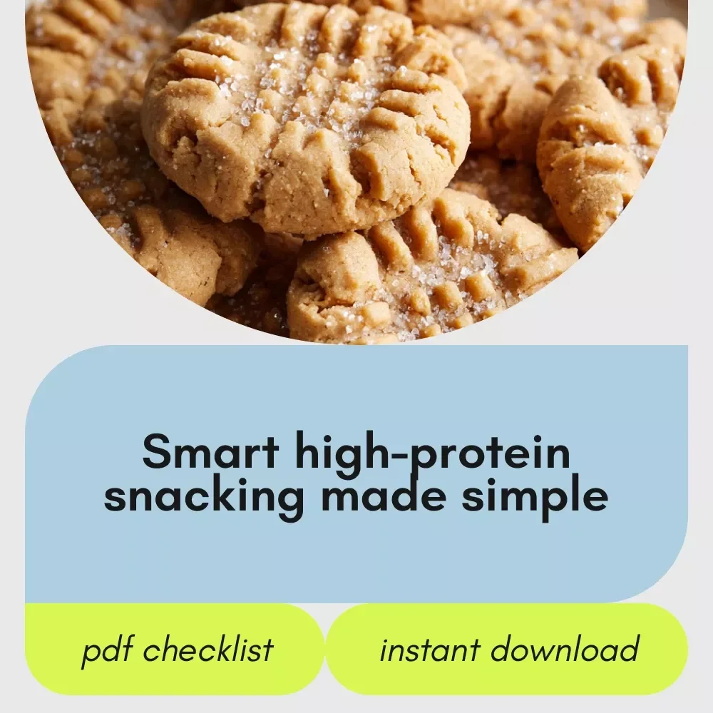 The Ultimate Smart Snacking Checklist | High Protein Low Calorie Snack Guide | Easy Daily Snack Planner for Healthy Eating