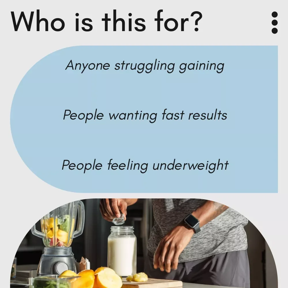 Fuel Up Fast Gain Weight with Confidence and Ease – Healthy Mass Builder Guide | Nutrition, Muscle Training & How to Gain Weight in 7 Days