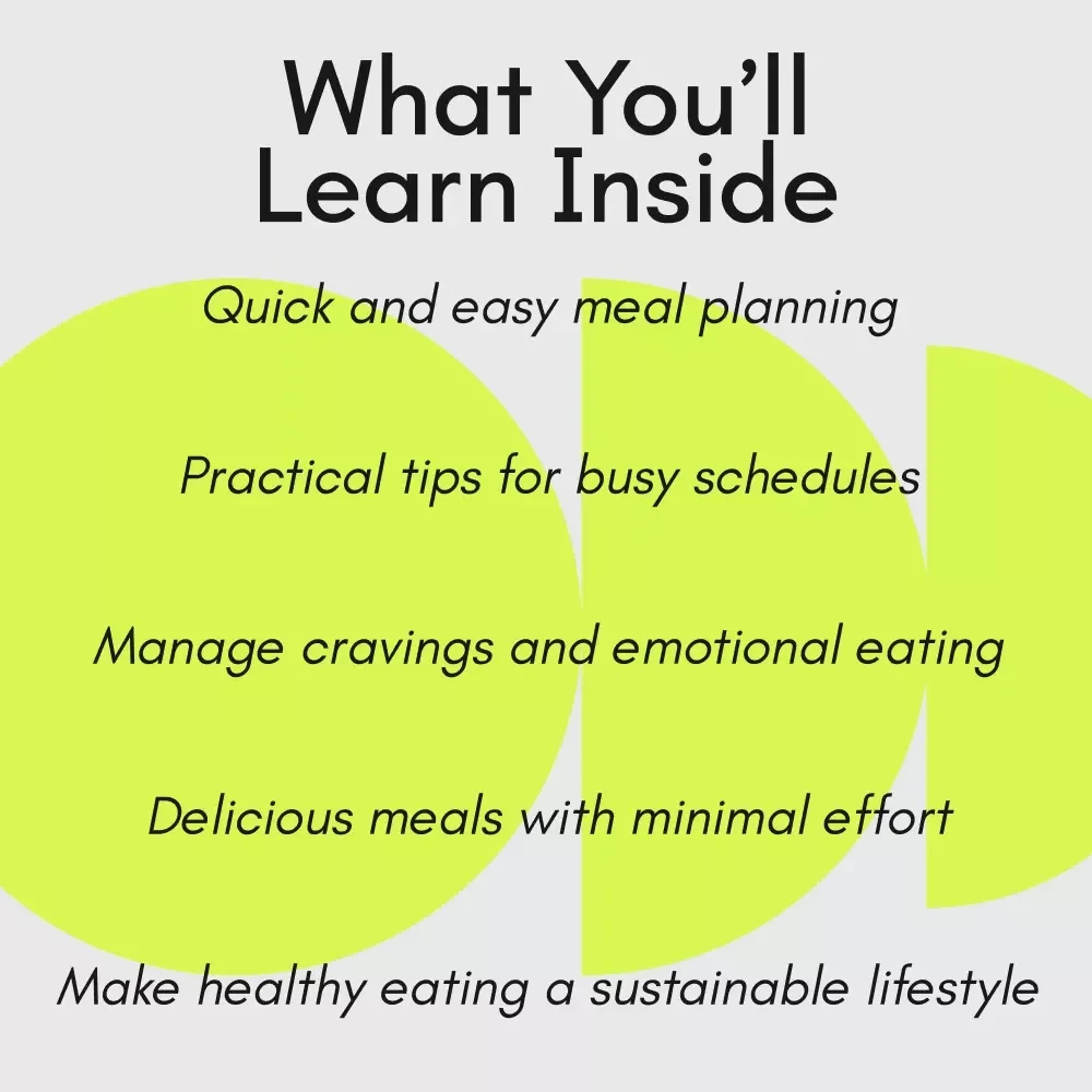 Your No-Stress Guide to Eating Healthy Every Day: Easy Tips for Busy People