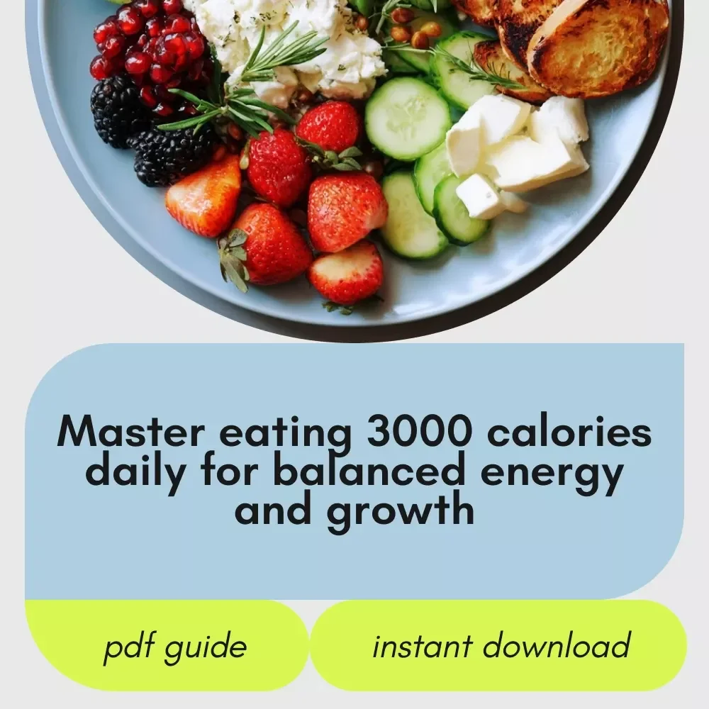 Fuel Your Day with 3000 Calories: Ultimate Guide for a Balanced and Energizing Meal Plan