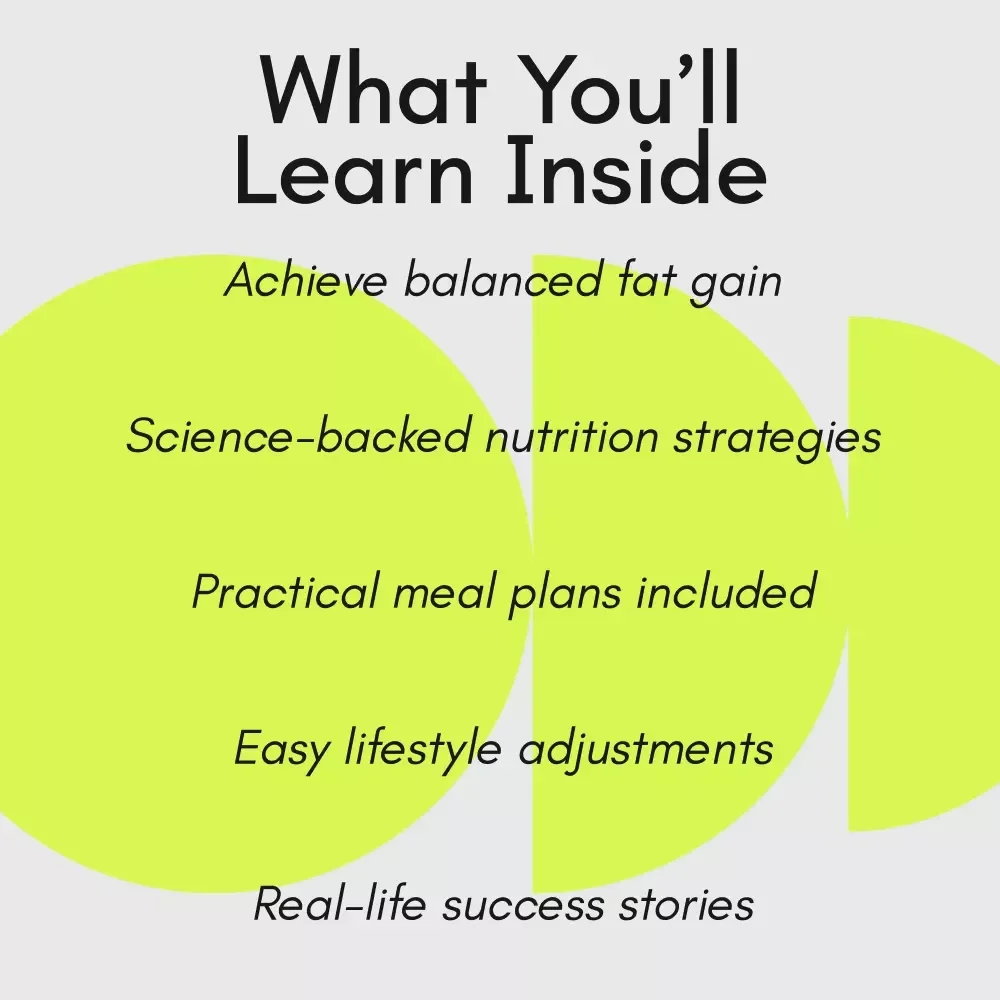 Fuel Your Body The Smart Way and Gain Healthy Fat Guide – A Comprehensive eBook for Healthy Fat Gain