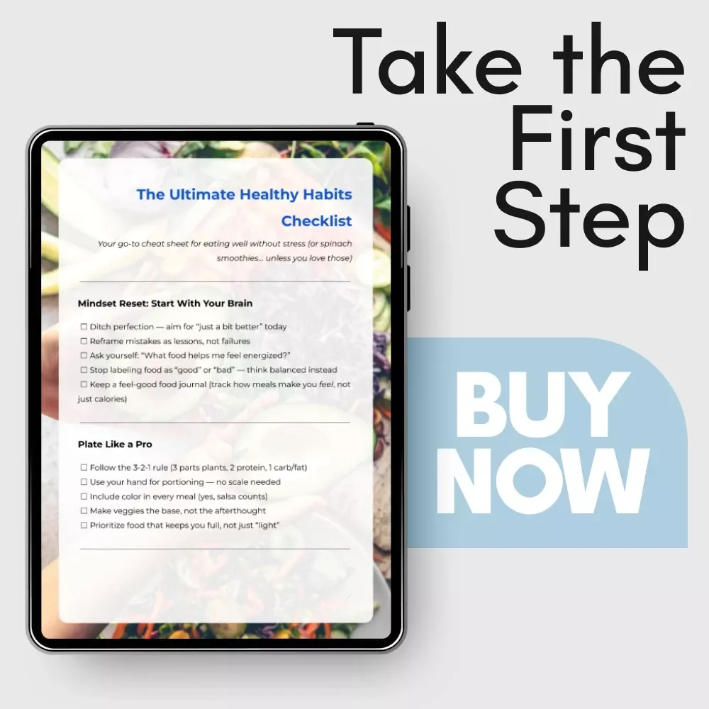 The Ultimate Healthy Habits Checklist: Easy Guide for How Do I Eat Healthy Without Stress, Meal Prep Tips, and Balanced Eating