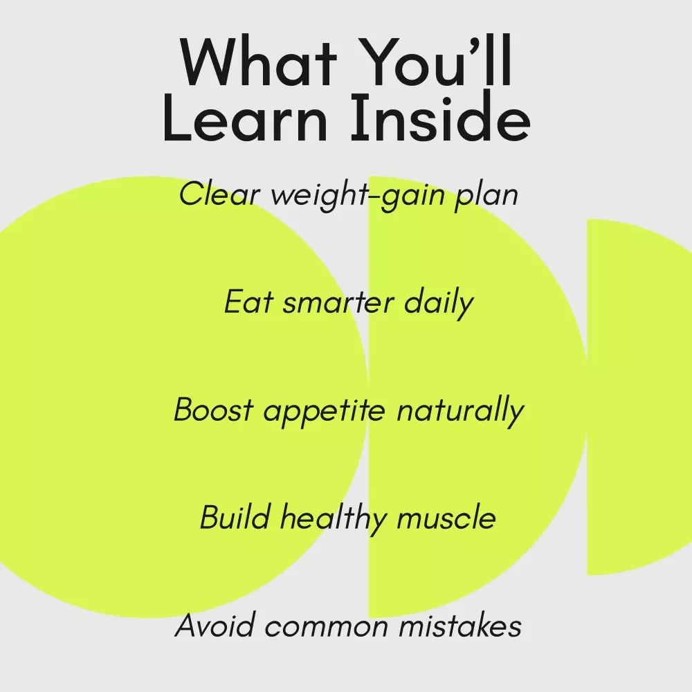 Fuel Up Fast Gain Weight with Confidence and Ease – Healthy Mass Builder Guide | Nutrition, Muscle Training & How to Gain Weight in 7 Days