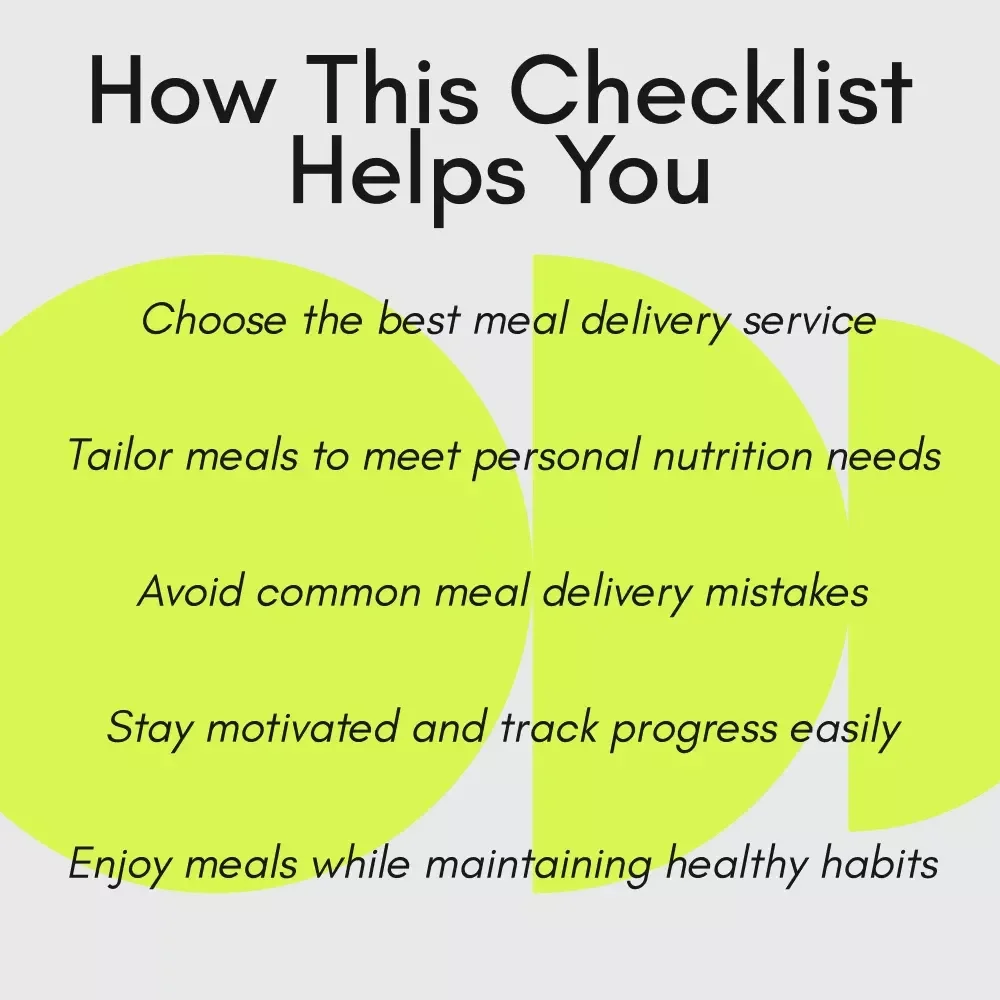Your Diet Meal Delivery Success Checklist - Ultimate Guide to Perfect Meal Plans