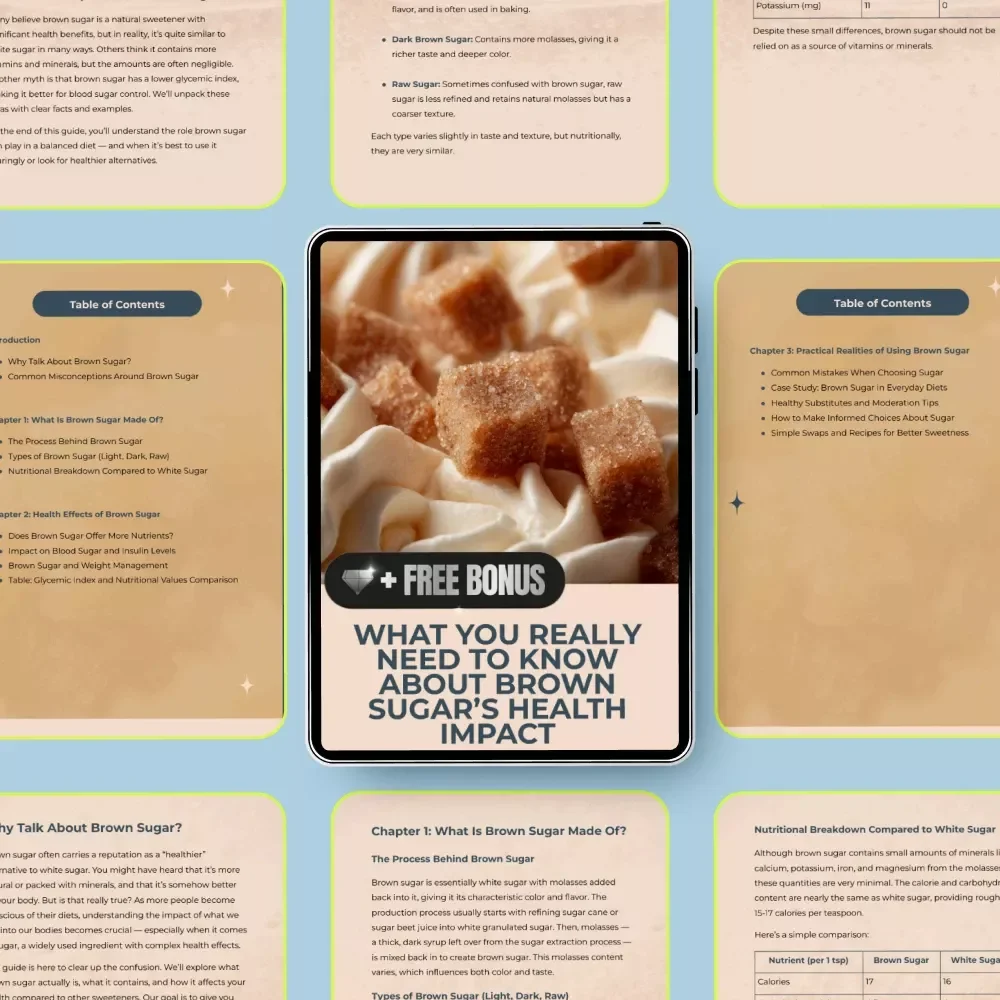 What You Really Need to Know About Brown Sugar’s Health Impact - A Comprehensive Guide on Brown Sugar’s Nutritional Effects and Health Benefits