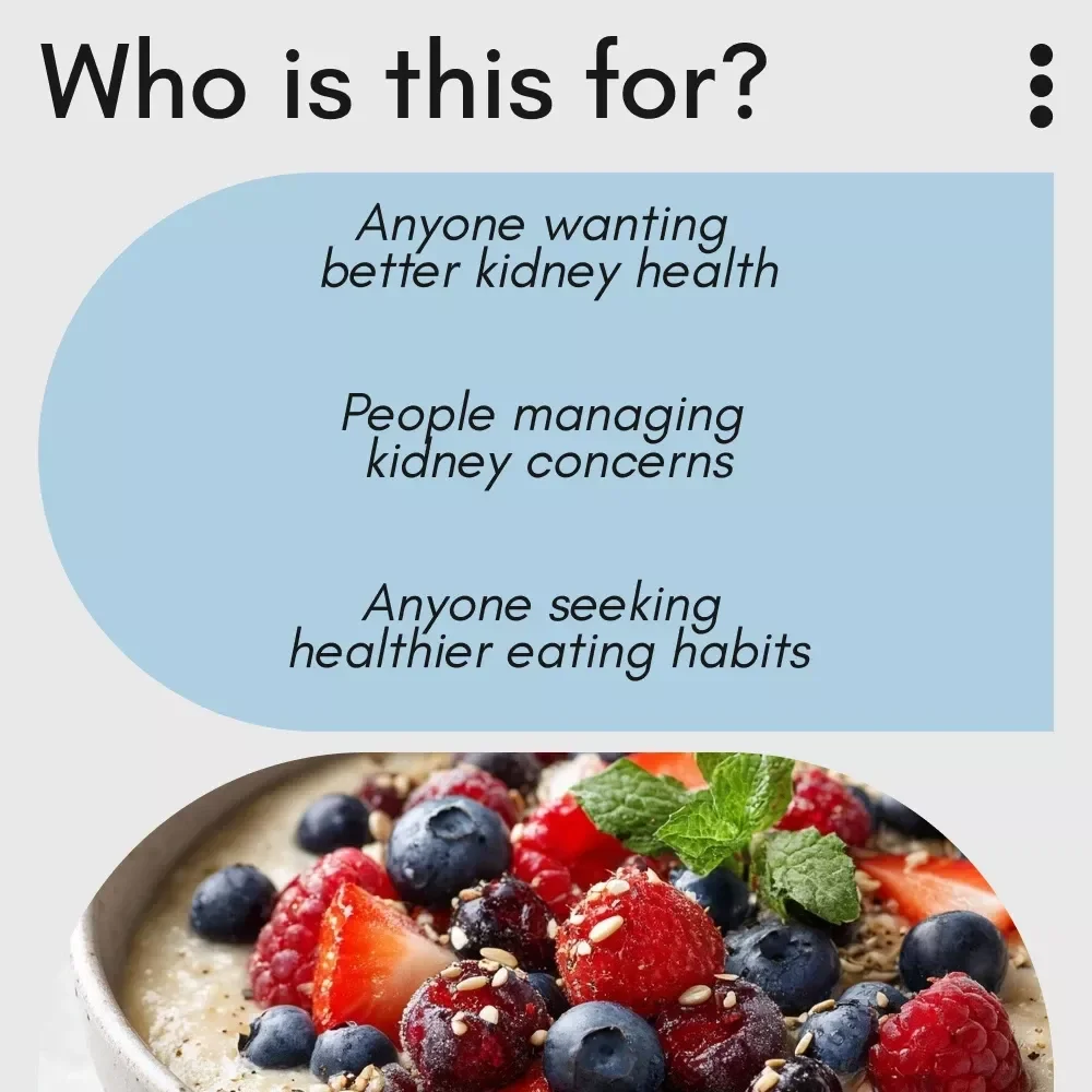 Eating Smart for Your Kidneys Starts Today: A Complete Guide to Kidney Health & Diet