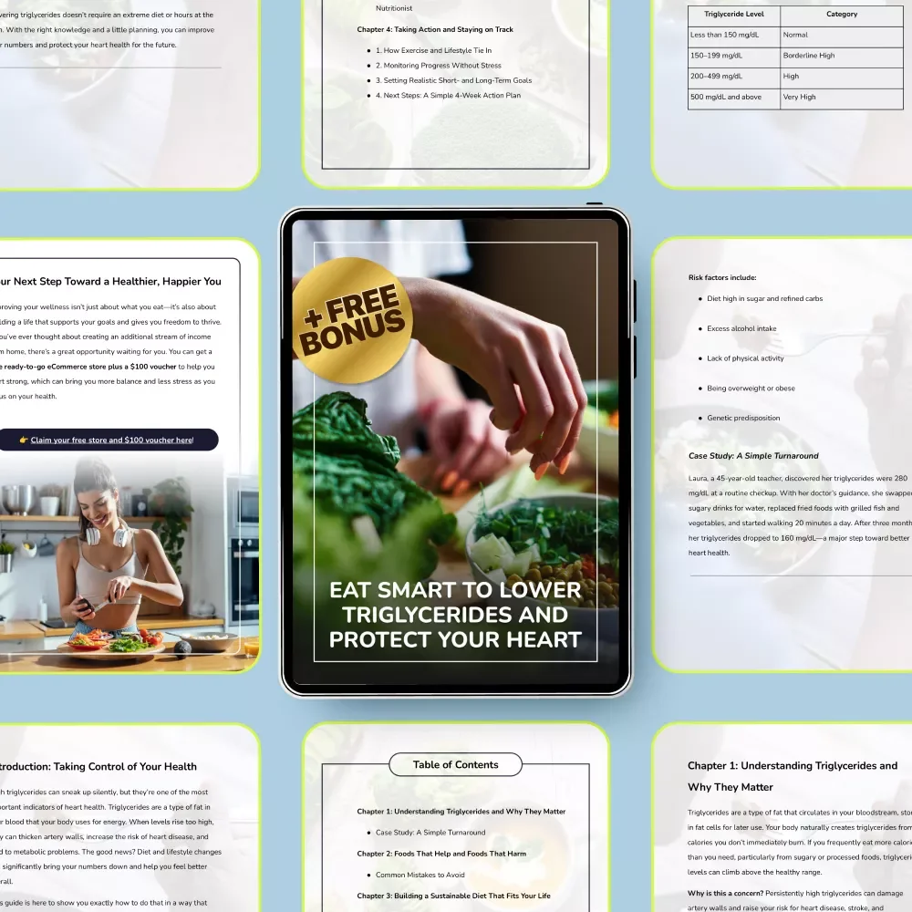 Eat Smart to Lower Triglycerides and Protect Your Heart – Best Diet for High Triglycerides Guide, Heart-Healthy Eating Plan, Simple Nutrition Reset