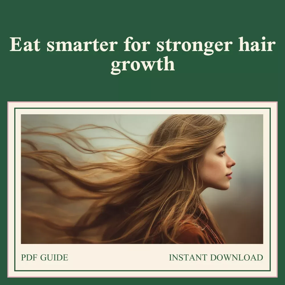 Grow Your Hair Naturally with Every Bite – Food to Increase Hair Growth Guide, Hair Nutrition eBook, Natural Hair Growth Plan