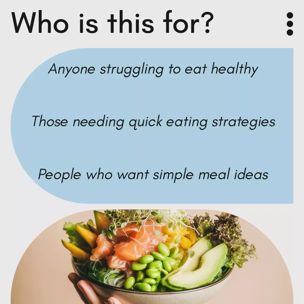 Your No-Stress Guide to Eating Healthy Every Day: Easy Tips for Busy People