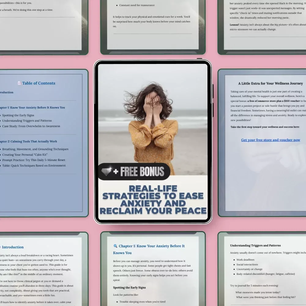 Real-Life Strategies to Ease Anxiety and Reclaim Your Peace: Mental Health Tips for Anxiety Relief