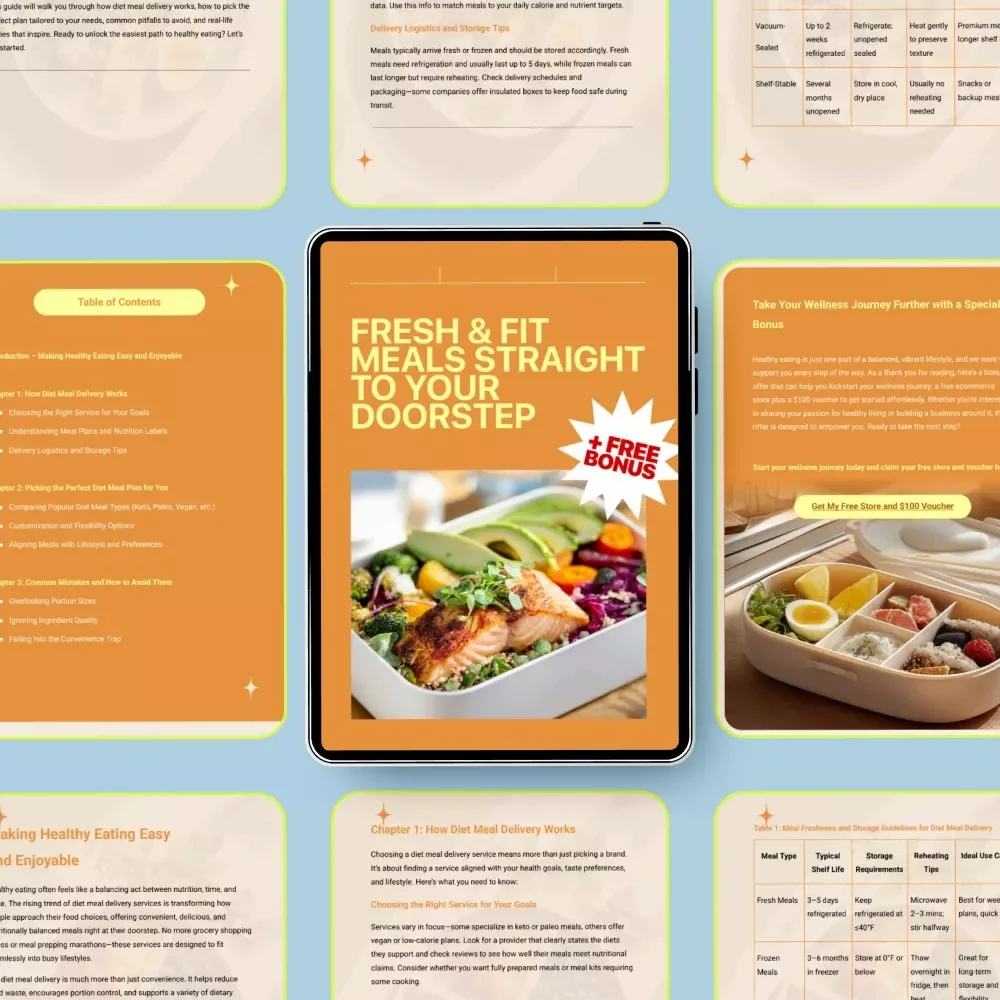 Fresh & Fit Meals Straight to Your Doorstep: The Ultimate Guide to Diet Meals Delivered