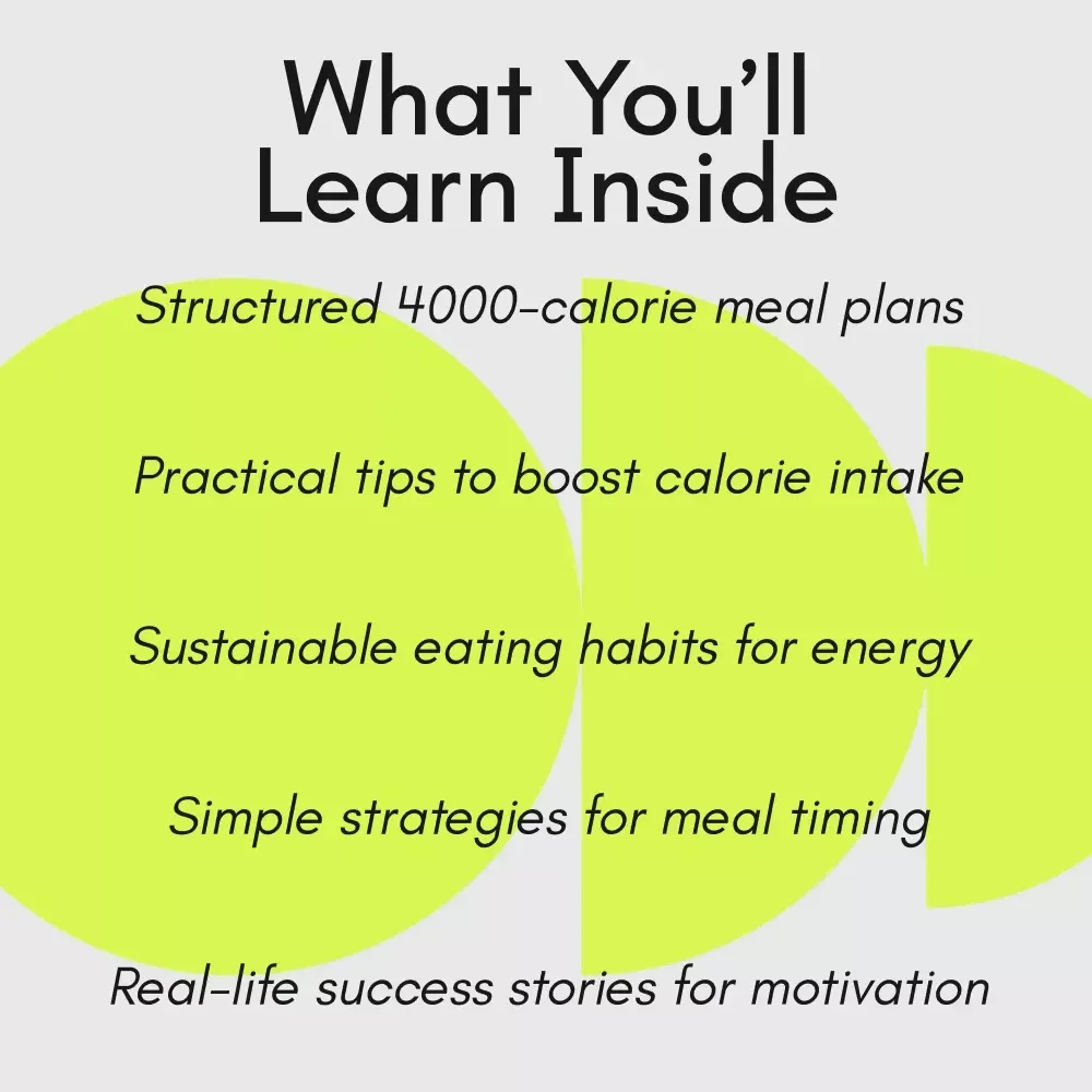 Mastering 4000 Calories Without the Struggle: A Complete Guide to Eating 4000 Calories a Day