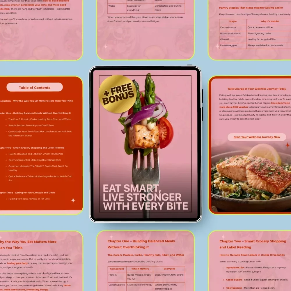 Eat Smart, Live Stronger with Every Bite: The Ultimate Guide to Eating Proper Diet for a Healthier You