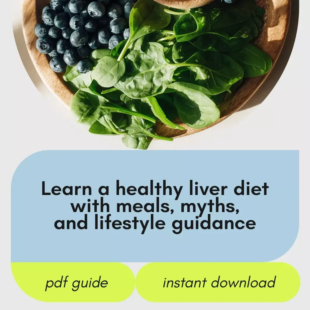 The Essential Guide to a Healthy Liver Diet | Digital Ebook for Liver Support, Detox Nutrition & Long-Term Wellness