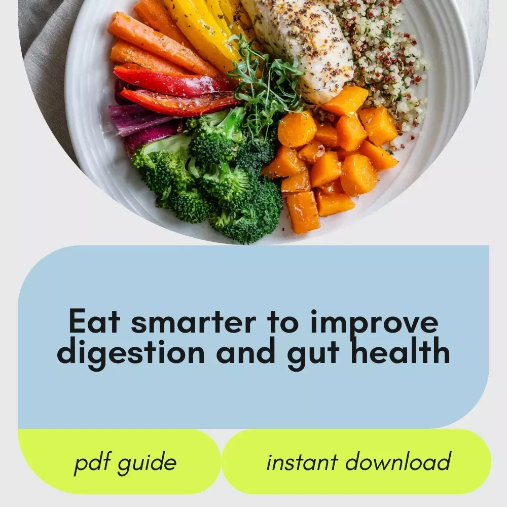 The Ultimate Guide to Eating for a Healthy Gut | Gut Health Nutrition Guide, Microbiome Reset eBook, Digestion & Meal Planning Digital Download