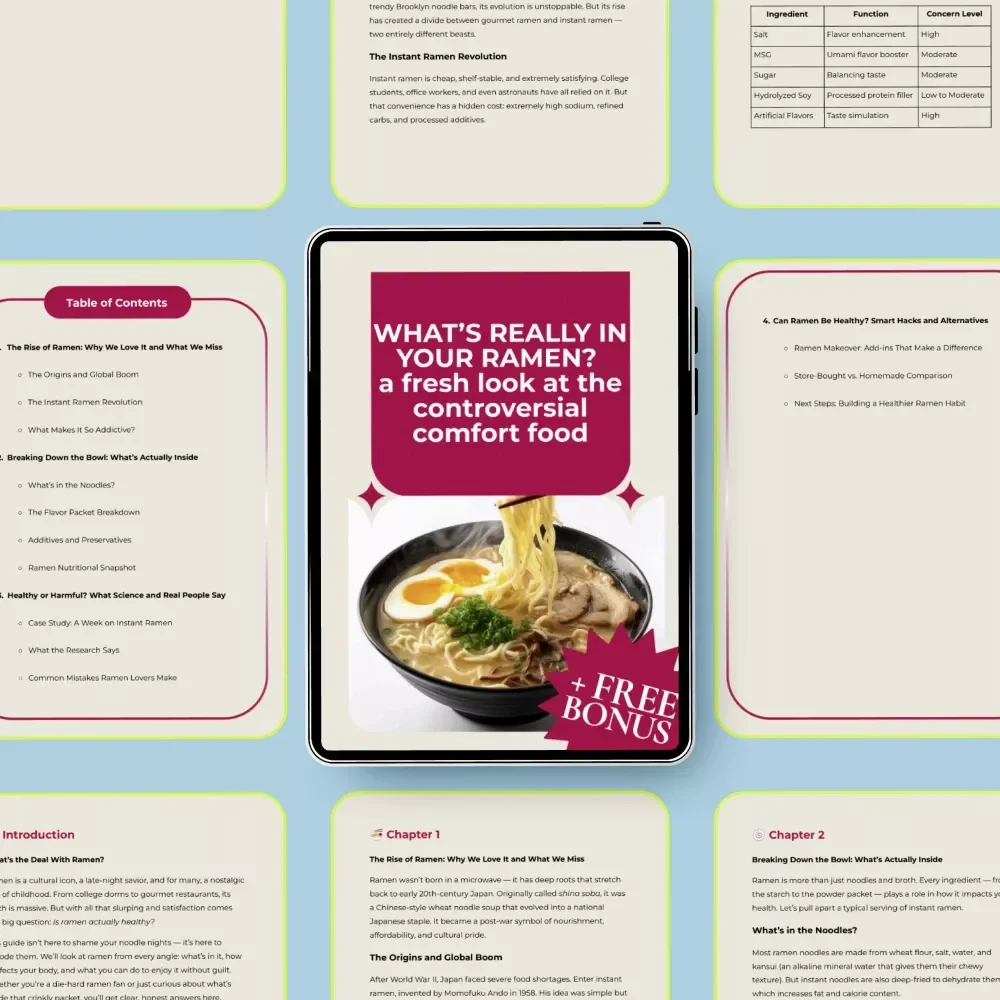 What’s Really in Your Ramen? A Fresh Look at the Controversial Comfort Food Guide – Healthy Ramen Tips and Hacks