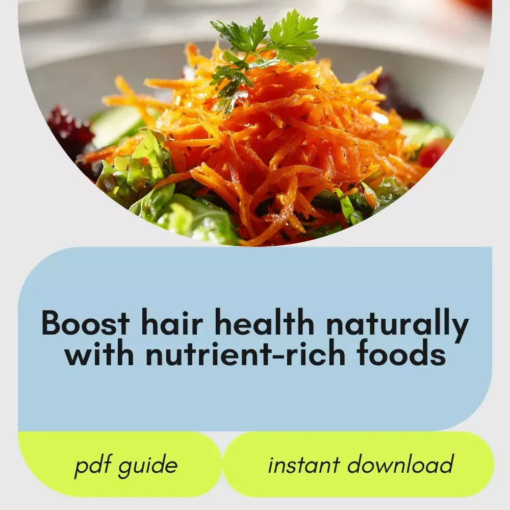 Glow From the Roots Up — The Ultimate Food Guide for Strong, Shiny Hair | Foods to Eat for Healthy Hair eBook