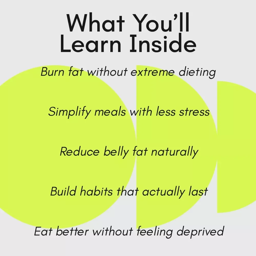 The Ultimate Guide to Eating Right and Burning Fat | Digital Fat Loss Guide, Meal Planning eBook, Healthy Eating Checklist, Sustainable Weight Loss Download