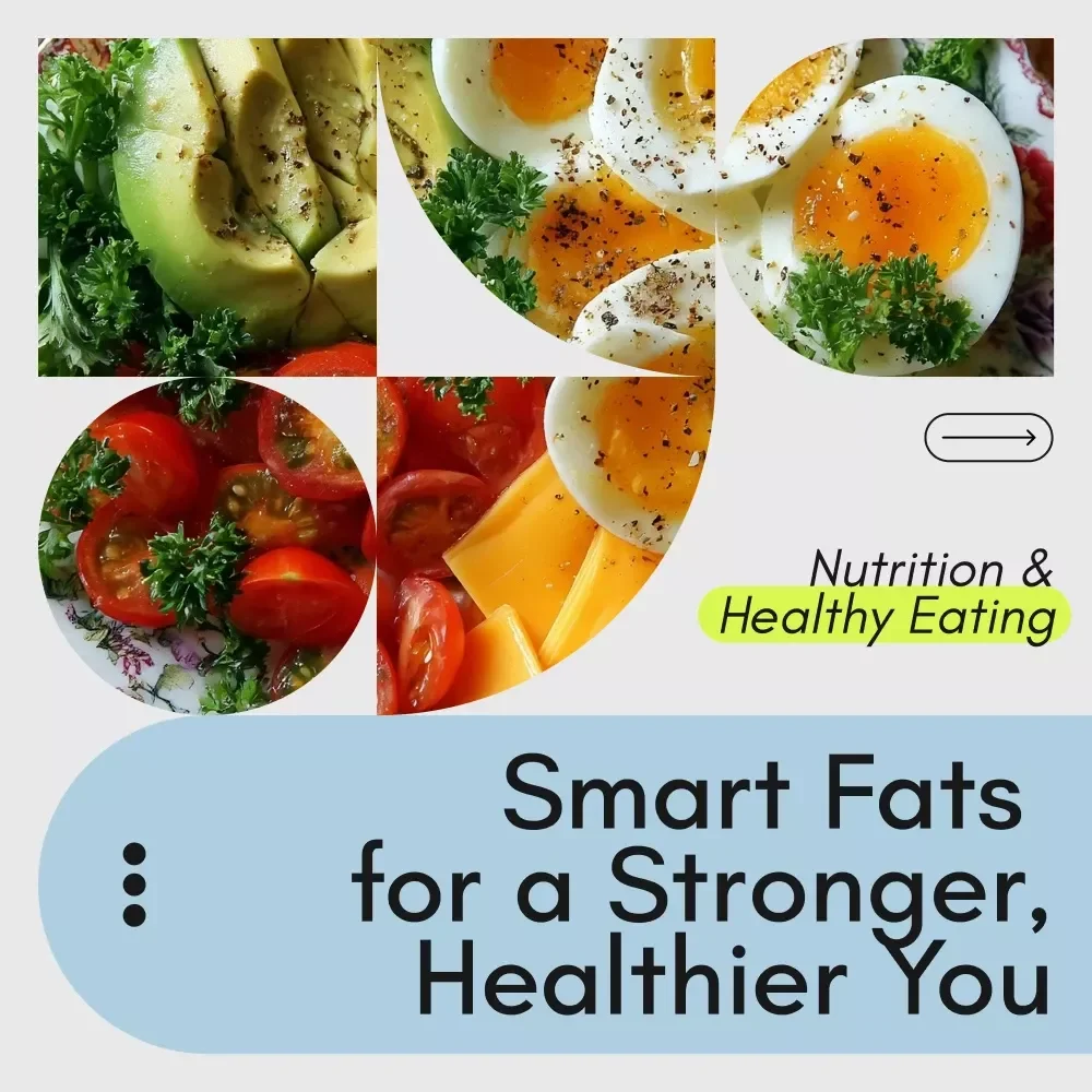 Fuel Your Body Right with Smart Fats for a Stronger, Healthier You | Easy Nutrition Guide on how to get good fat | Digital Download