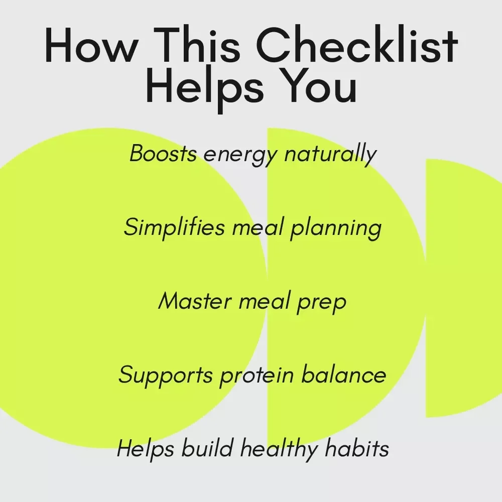 Protein Power-Up Checklist for Energized Living – Your Ultimate Guide to Protein Diet Meals and Energized Living