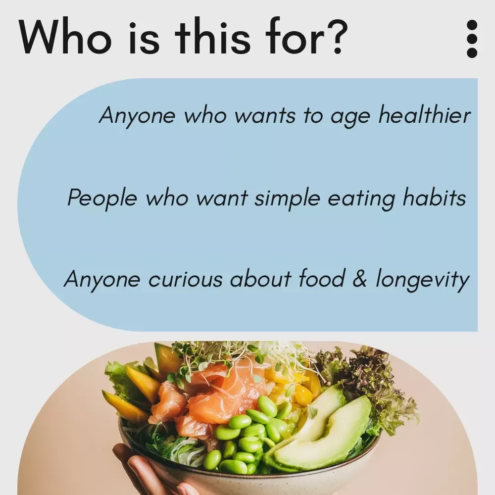 Fuel Your Years with Foods That Heal – Longevity Nutrition Guide, Anti-Inflammatory Eating, Healthy Aging Meal Plan, Digital Download