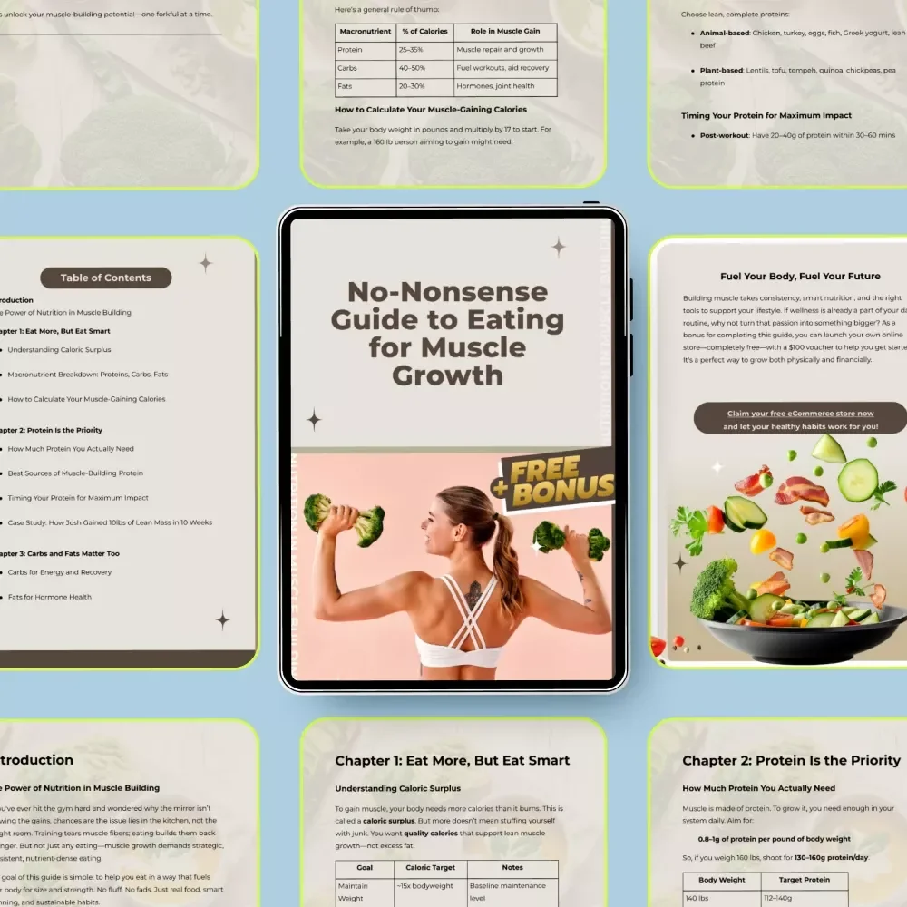 No-Nonsense Guide to Eating for Muscle Growth: How to Eat to Gain Muscle Effectively