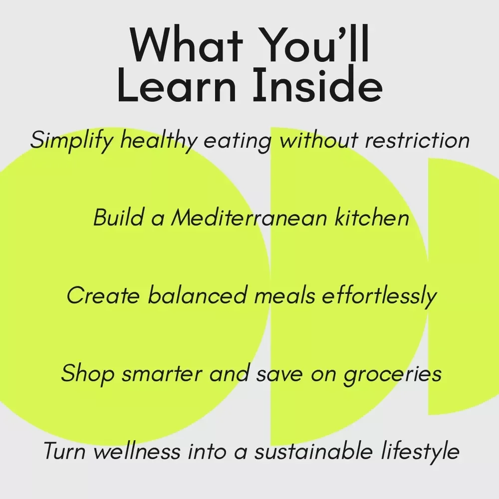 A Delicious Path to Wellness with the Mediterranean Diet | Digital Mediterranean Diet Guide, Meal Plans & Lifestyle eBook