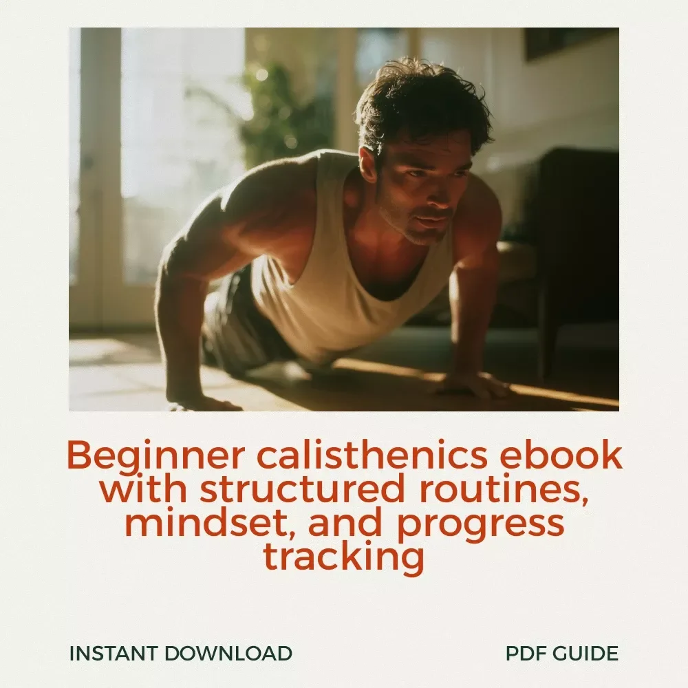 Gravity Gains: A Beginner’s Blueprint to Bodyweight Mastery | Calisthenics Routine Beginner eBook | Home Workout Guide & 4-Week Plan