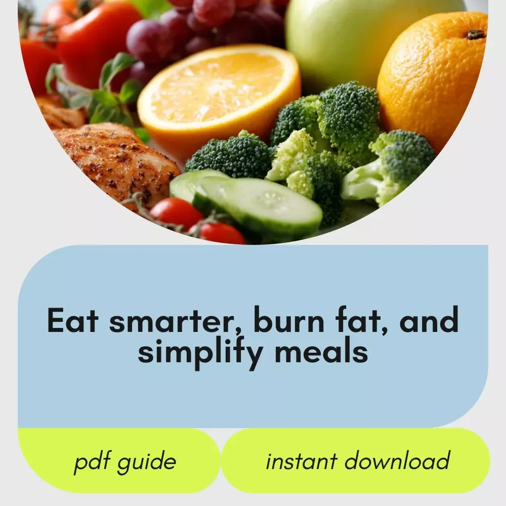 The Ultimate Guide to Eating Right and Burning Fat | Digital Fat Loss Guide, Meal Planning eBook, Healthy Eating Checklist, Sustainable Weight Loss Download