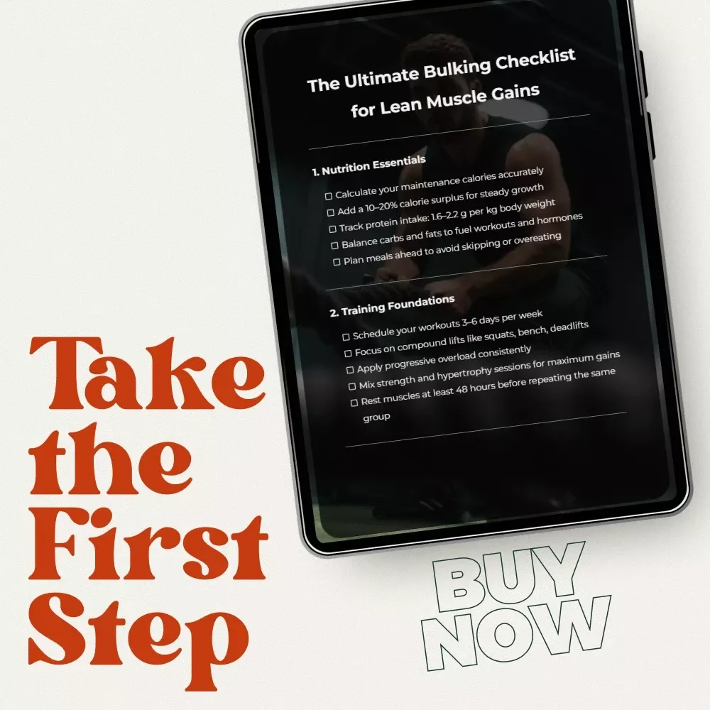 The Ultimate Bulking Checklist for Lean Muscle Gains – Your Complete Bulking Plan