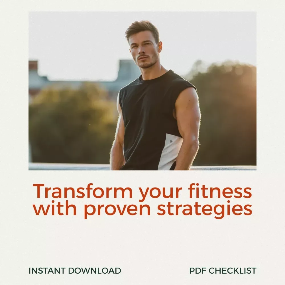 The Ultimate Men’s Wellness Checklist: The Best Workout Routine for Men, Nutrition, Recovery, & Progress Tracker