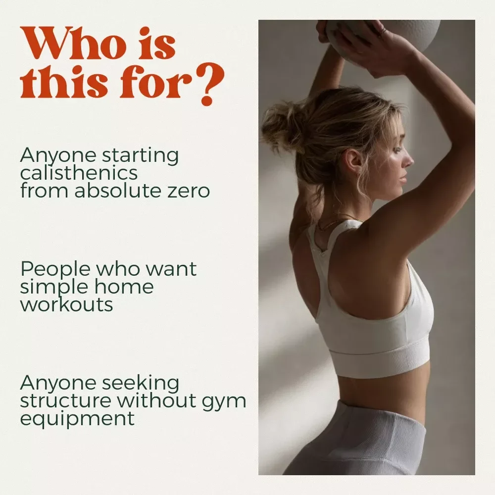 Gravity Gains: A Beginner’s Blueprint to Bodyweight Mastery | Calisthenics Routine Beginner eBook | Home Workout Guide & 4-Week Plan