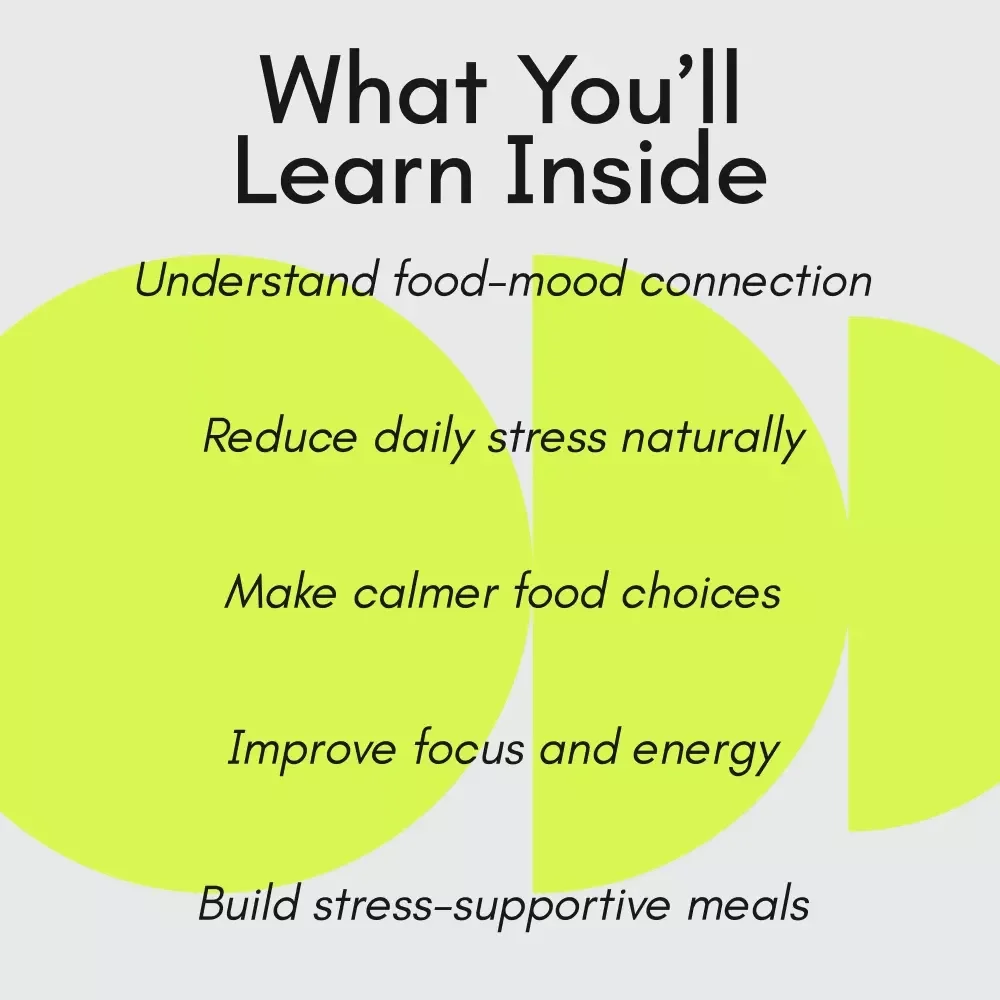 How Food Can Help You Stress Less and Live More – A Practical Guide to Nutrition and Stress Reduction for Calm, Focus & Everyday Balance