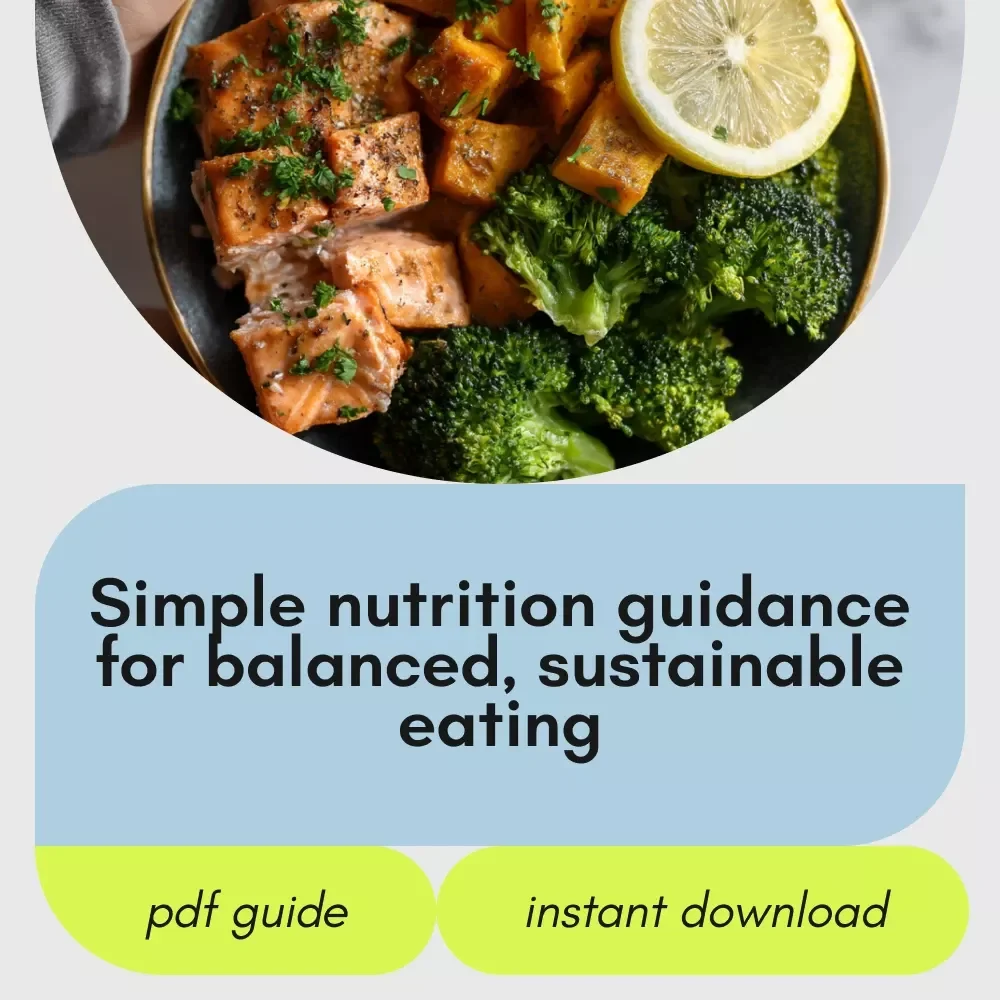 Nourish to Flourish Every Day – Healthy Eating Guide, Nutrition Planning eBook, Sustainable Habits Checklist, Balanced Plate & Meal Planning Digital Download